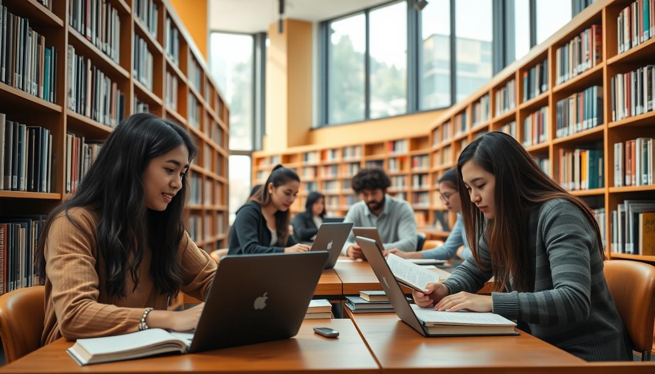 Student using online courses for flexible education