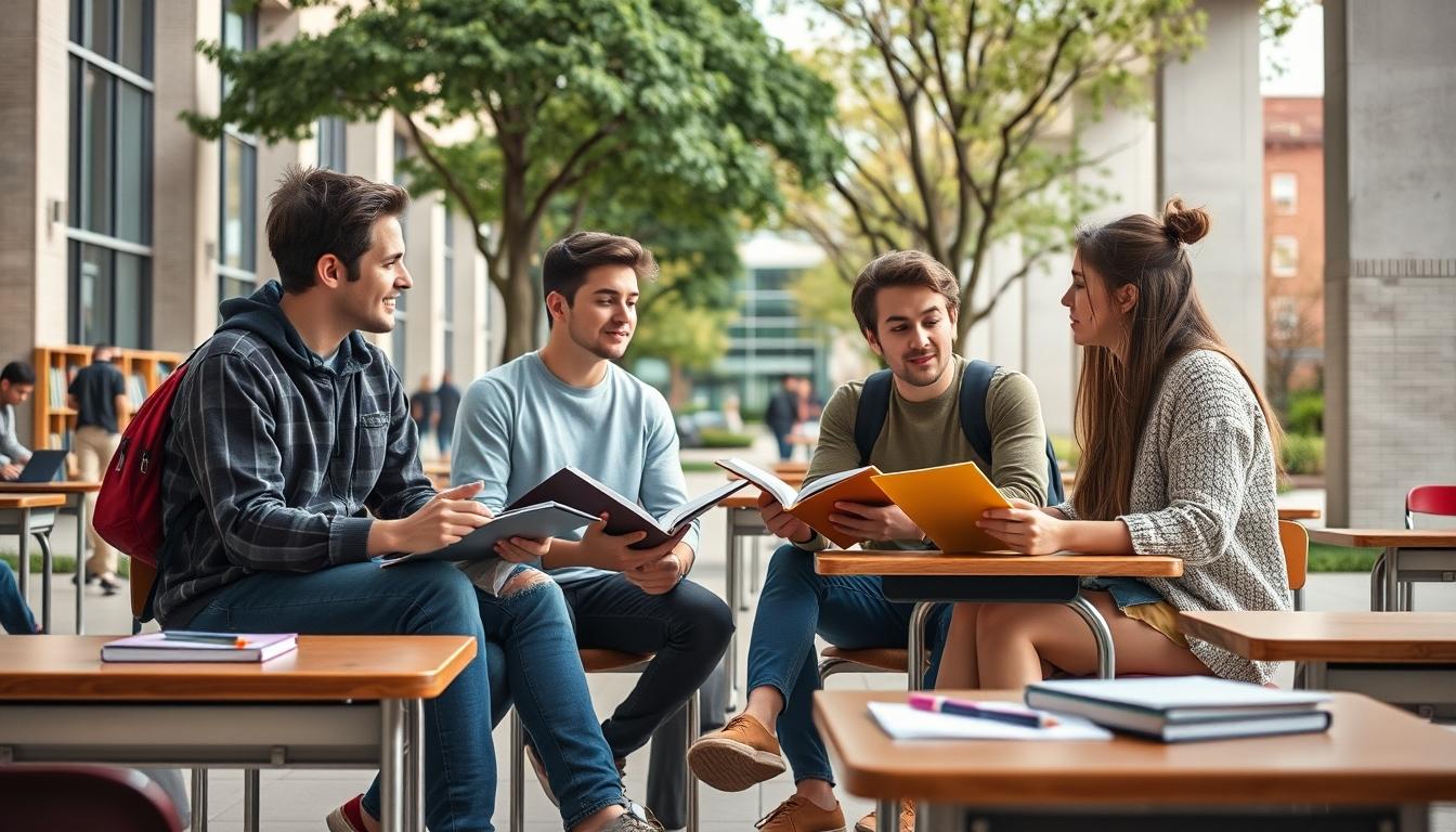 University campus and academic environment in Rome